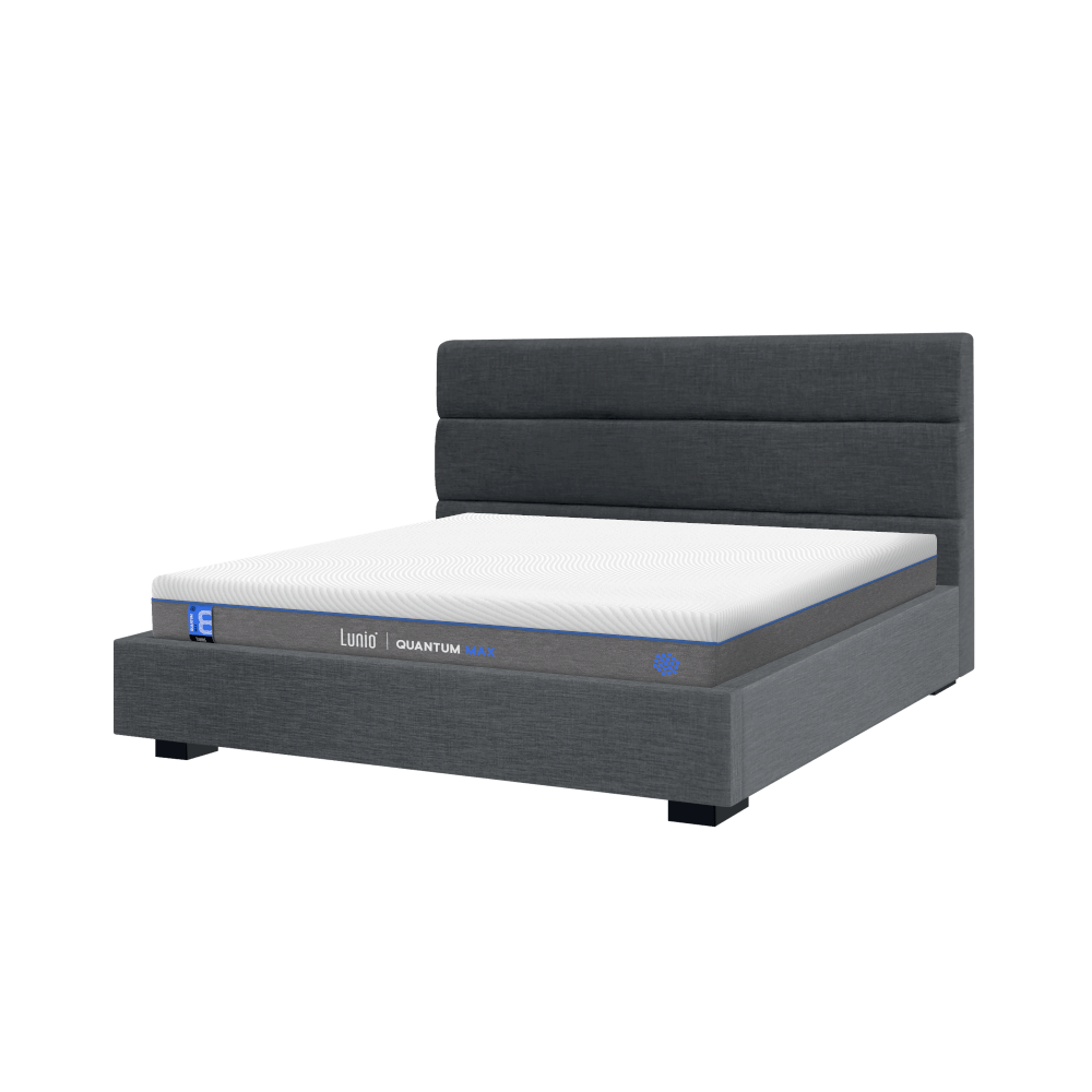 ที่นอนยางพาราอัลตร้าไฮบริด 5 ฟุต LUNIO QUANTUM MAX มาพร้อมเตียงไม้อัดคุณภาพสูง สไตล์โมเดิร์น LUNIO ATLAS_0